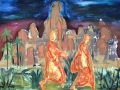 Twilight at the Bayon